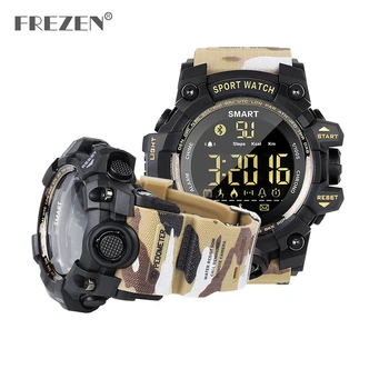 

FREZEN Waterproof Sports Smart Watch EX16S Camouflage Outdoor Bluetooth Remote Pedemeter Control Photo Long Standby Smartwatch