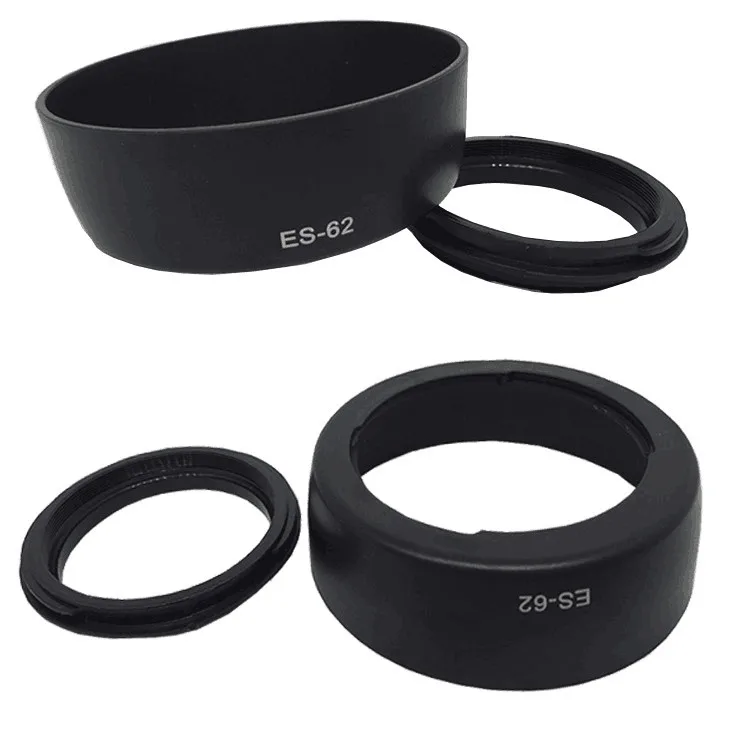 10 шт./лот Φ ES62 бленда объектива 2-фазная для canon-EOS EF 50 мм f/1 8 II | Электроника