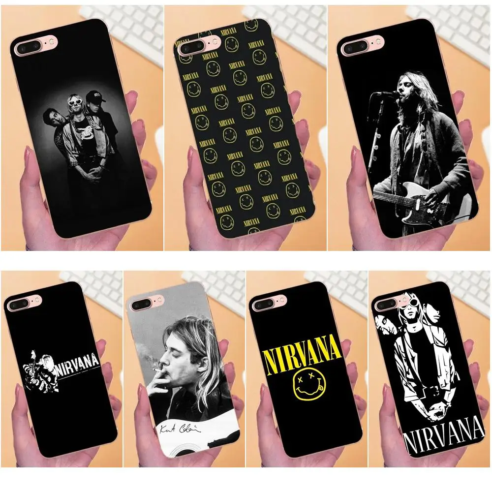 Чехол для телефона из ТПУ NIRVANA Rock Roll Band Xiaomi Redmi Note 2 3 3S 4 4A 4X 5 5A 6 6A Pro Plus | Мобильные