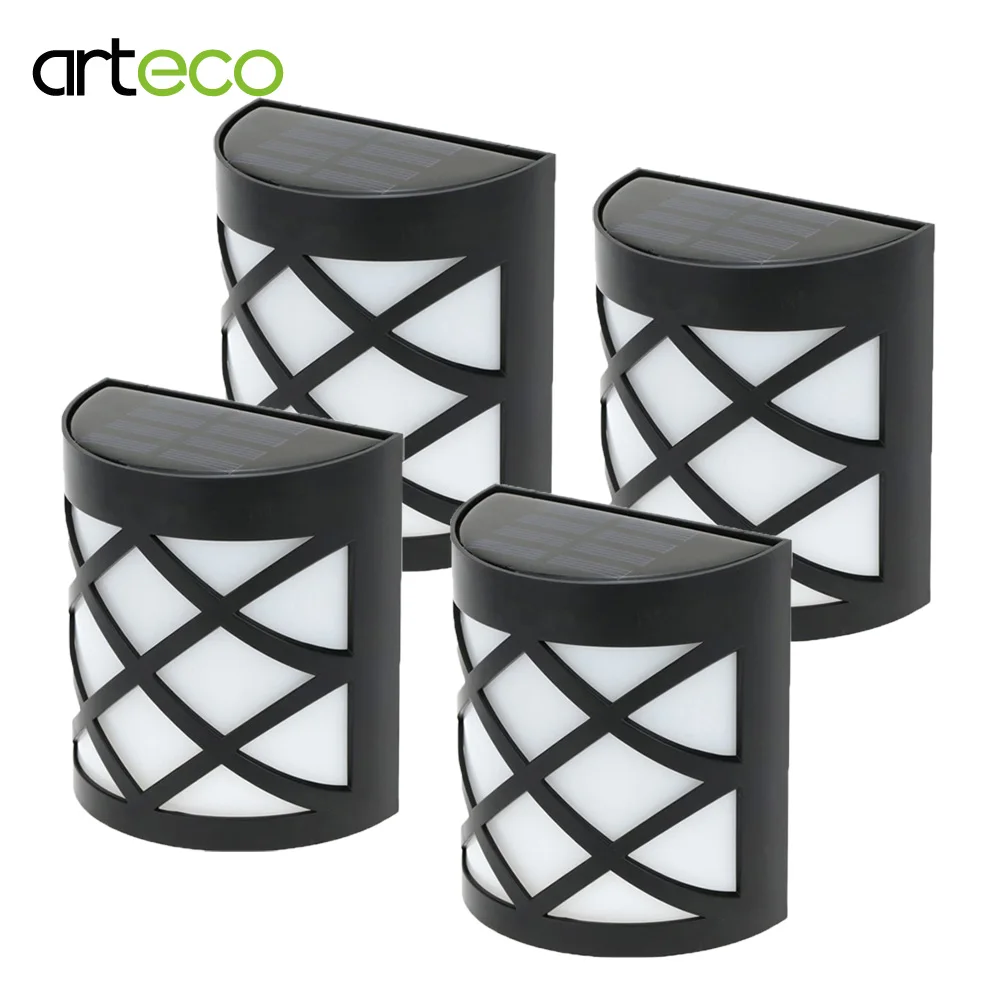 

4 pcs Led Solar Light PIR Motion Sensor Led Solar Street Light Waterproof Outdoor Garden Light Decoration Security Solar Lamp