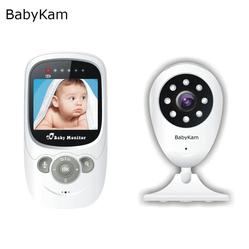 BabyKam 2,4 дюймов Беспроводной Детский монитор видео Nany камера безопасности 2,4 ГГц монитор Bebe аудио ночного видения Обнаружение температуры