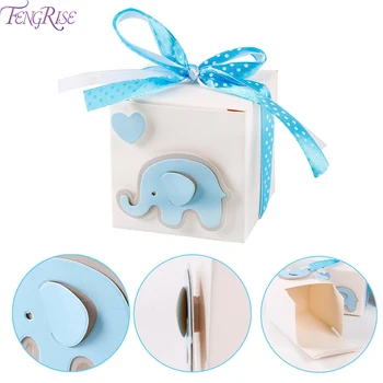 

FENGRISE 12/24pcs Cartoon Animal Candy Box Baby Shower Marriage Candy Box Birthday party Decor Kids Gift Box Wedding Favor boxes