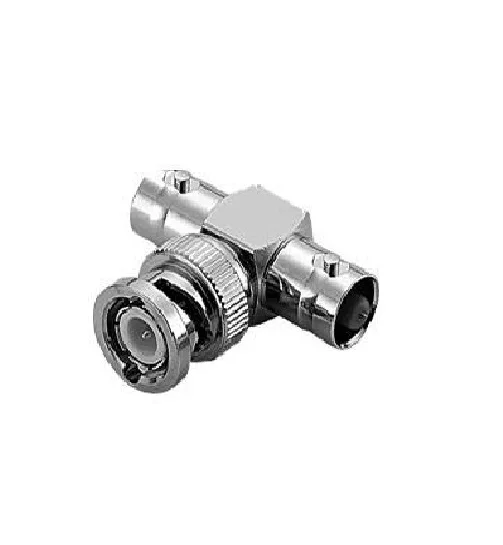 

100pcs/lot BNC 1 Male to 2 Female AV Splitter Adapter ,CCTV Accessories VD-CA11