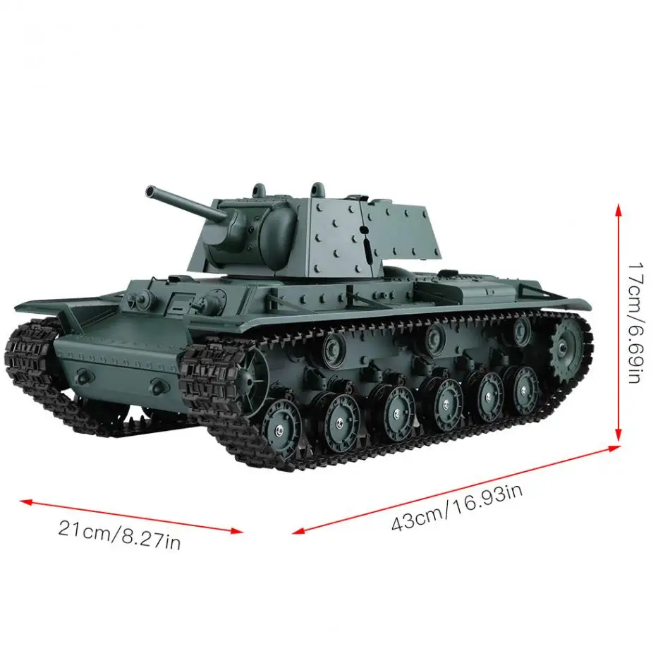 Heng Long 3878-1 1/16 Масштаб 2,4 ГГц частота пульт дистанционного управления имитационная модель KV-1 высокая имитация реального танка модель игрушки для детей