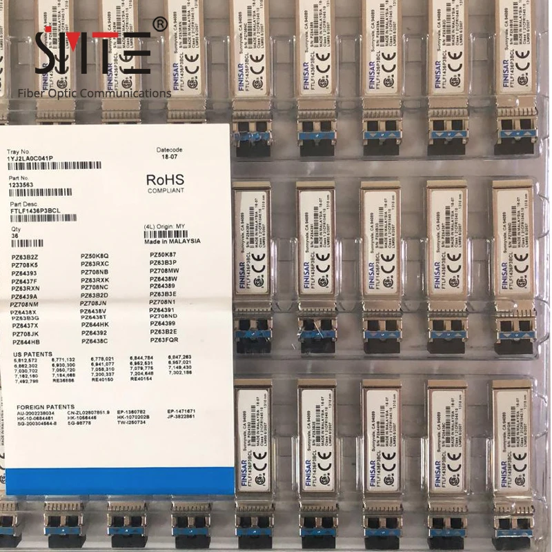 Новый оригинальный FTLF1436P3BCL FINI SAR 25,78 ГБ/сек. 1310nm 10 км 25 г DFB TRANSCEIV LR 1YJ2LA0C041P