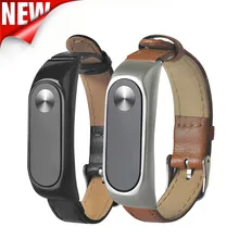 GEMIXI Ремешки для наручных часов Ремешок Бизнес Легкий кожаный браслет Регулируемая Замена для Xiaomi Mi Группа 2
