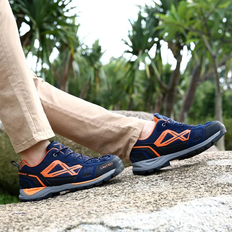 Gomnead походная обувь для мужчин s Гибкая дышащая уличная Треккинговая обувь тактические ботинки Удобная спортивная мужская обувь для горного кемпинга