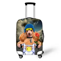 Молния собака печати Чемодан Обложка протектор чемодан Крышка Цвет Защитный Высокое качество индивидуальные
