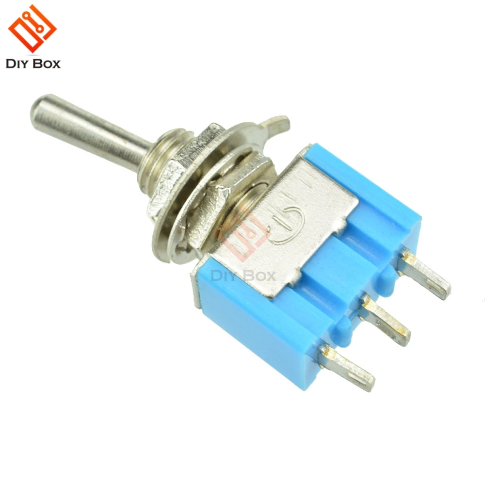 Мини 3 контактный скользящий переключатель SPDT 5 шт. Pin 2 Postion миниатюрный тумблер