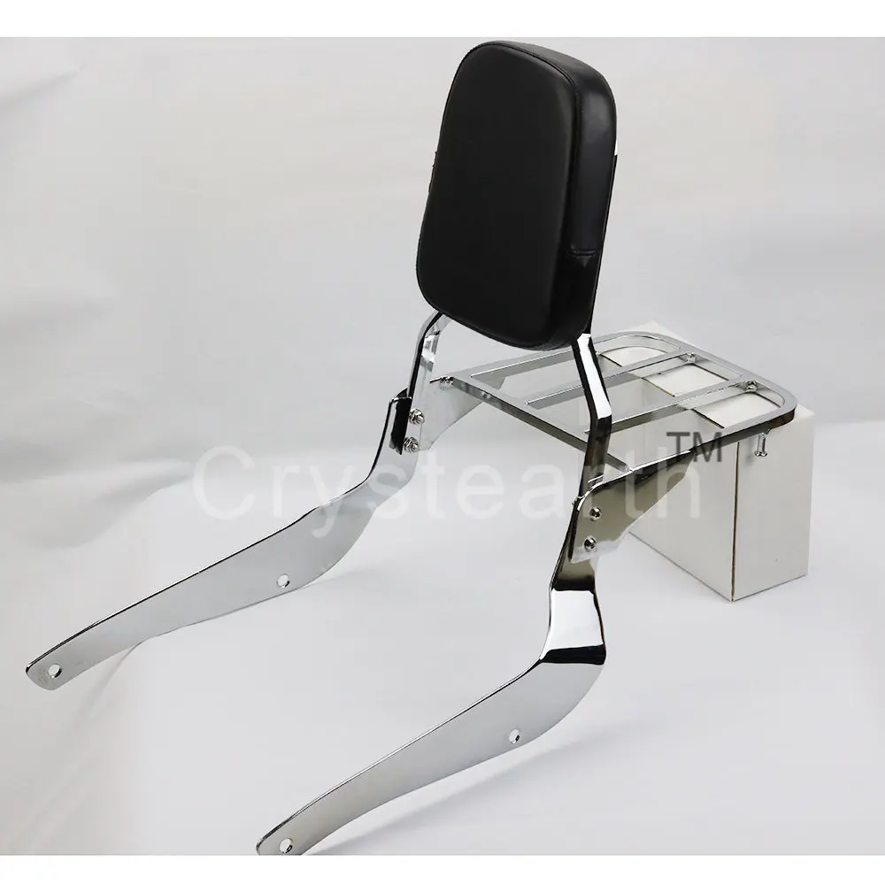 

New Sissybar Backrest Luggage Rack For Suzuki Volusia VL800 VL 800 Boulevard M50 C50 Chrome 01 02 03 04 05 06 07 08 09 10 11
