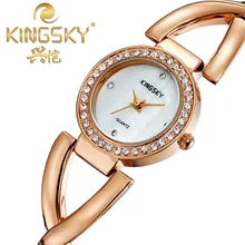 Hot Selling 2015 New Fashion Women Full steel Strap Band Analog Quartz Wrist Watches K8007