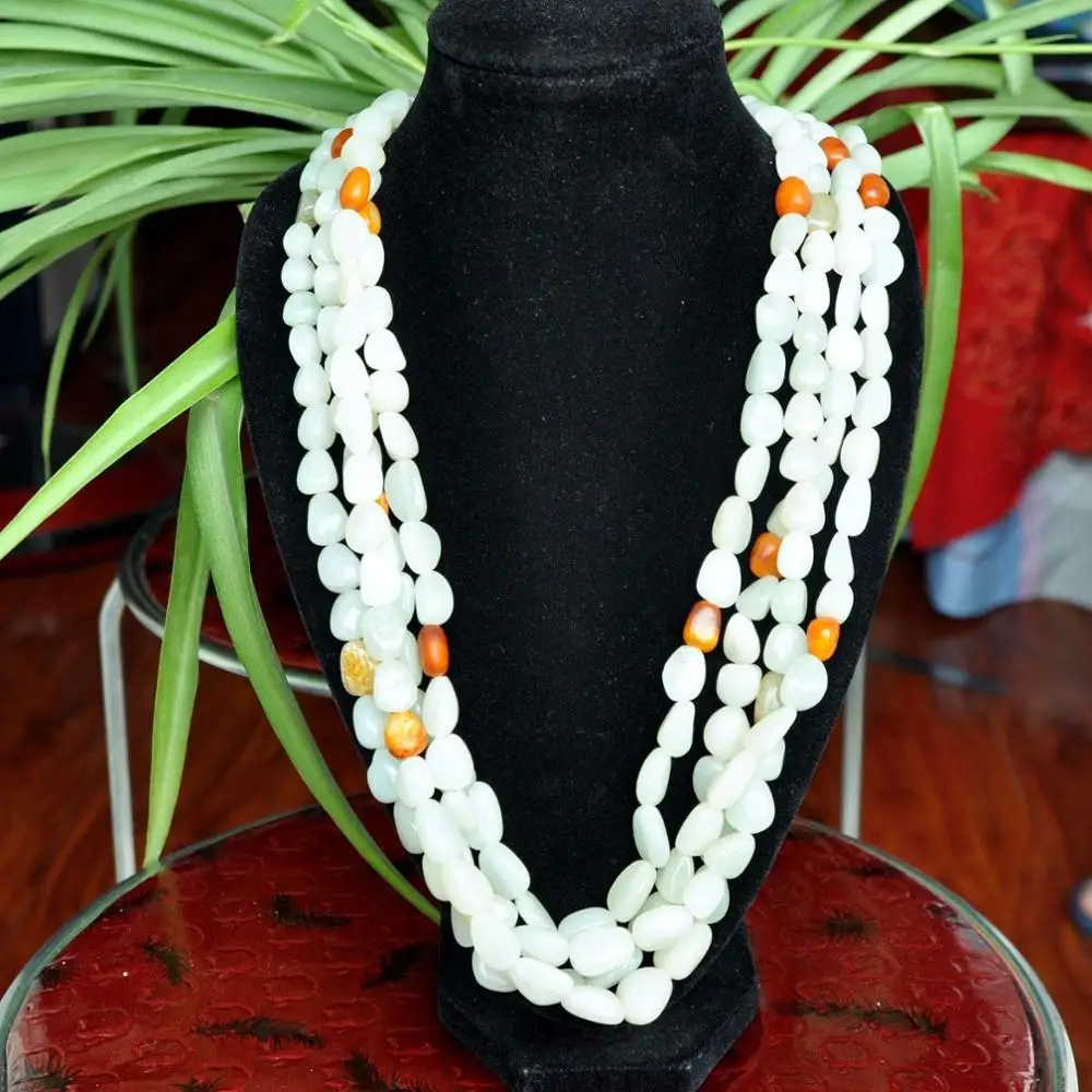

Certification of the unique natural white hetian jade pendant necklace lucky AAA 10.19