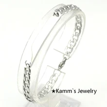 Поможем правильно потратить деньги! Модные Панк нержавеющей стали ID Love пустые серебряные браслеты из манжеты рок Бренд AliExpress подарочные браслеты KB120