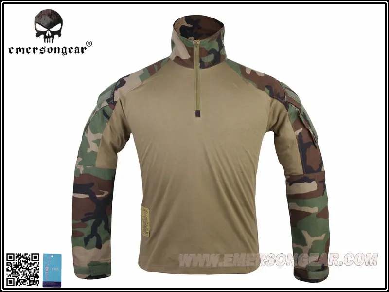EMERSON боевая рубашка Gen3 тактическая армейская bdu Forest EM9278|combat shirt woodland|woodland gen3shirt emerson