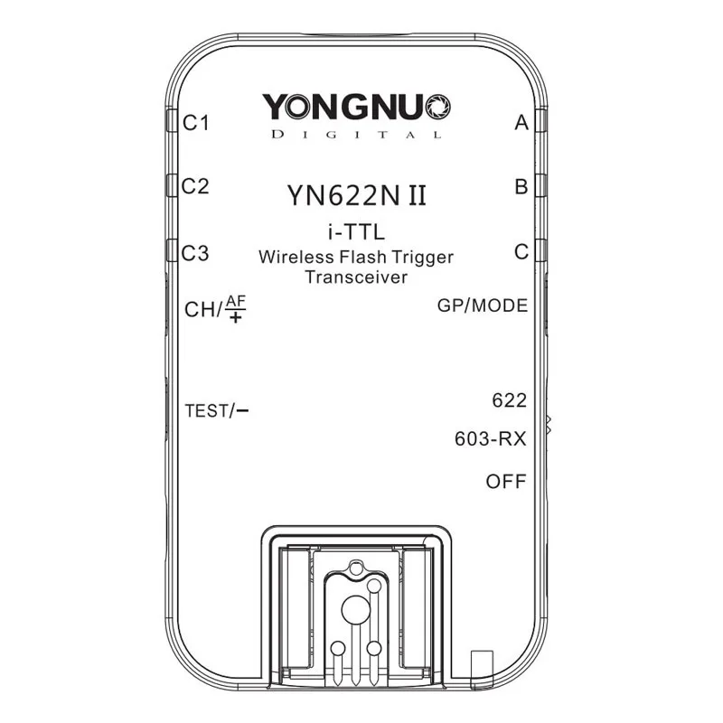 YONGNUO YN622N II YN622N-TX YN622N комплект i-TLL беспроводной триггерный трансивер для камеры Nikon для вспышки Yongnuo YN565 YN568