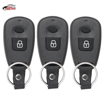 

KEYECU 3 Pcs/lot New 315MHz Replacement 2 Button Remote Control Car Key Fob for Hyundai Elantra Old Elantra Santa Fe 2001-2003