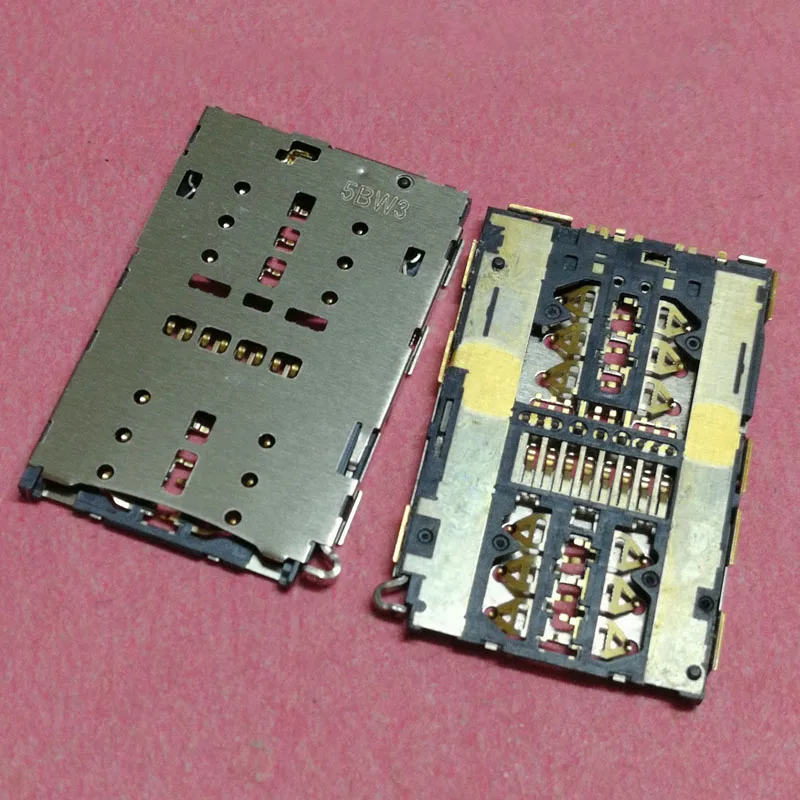 

2pcs SIM Card Slot tray holder Connector for Lenovo K52e78 VIBE P2 p2c72 P2A42 socket plug jack