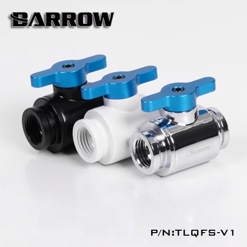 Baratos Barrow TLQFS V1 Mini válvulas de bola múltiples color de aluminio mango hembra a hembra de enfriamiento de agua de la válvula