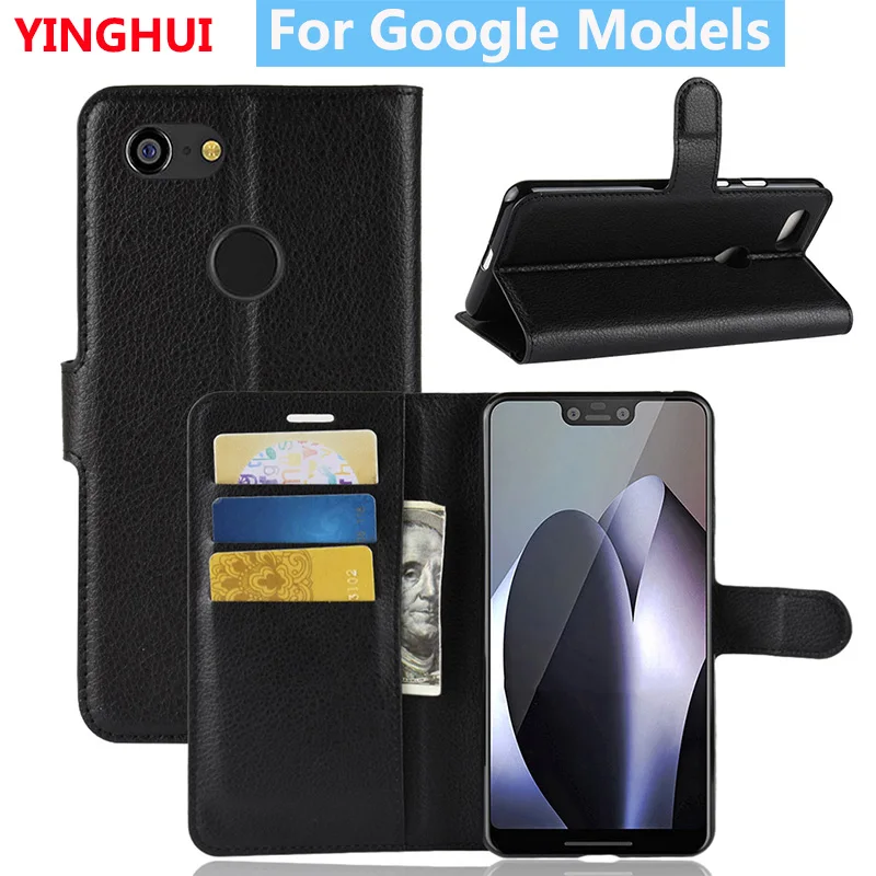 Флип-чехол для Google Pixel 2 3 XL флип-чехол из искусственной кожи с кармашками карточек