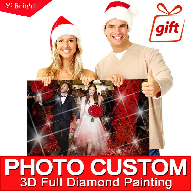 

5D DIY Diamond Painting Private custom! Photo Custom! Make Your Own Diamond Painting 3D Full Drill Diamond Rhinestone Embroidery