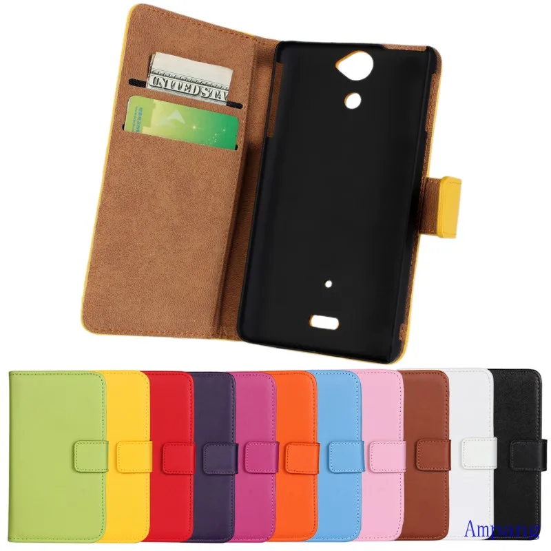 

High Quality Premium Leather Cover For Sony Xperia V Case LT25i with Card Slot Good Leather Cover For Sony LT25i Case