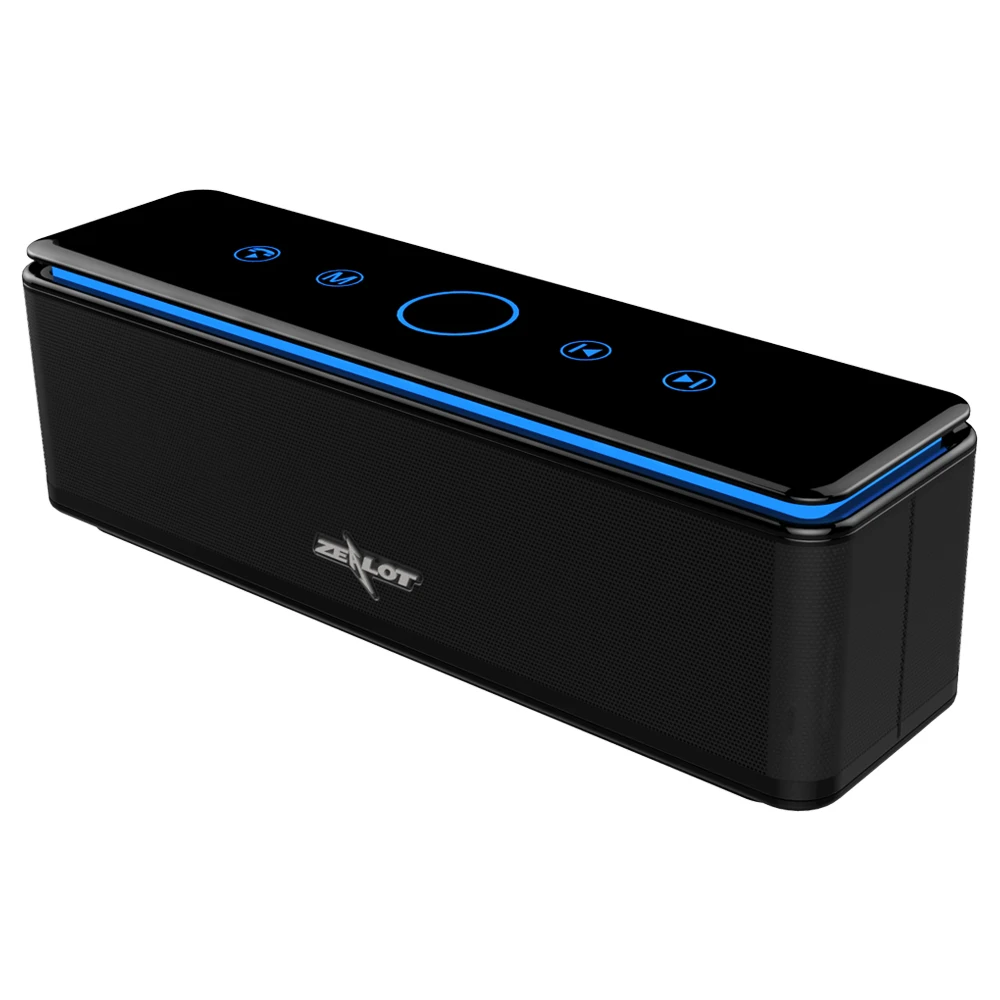 ZEALOT S7 3D бас стерео Беспроводная колонка Bluetooth звуковая панель с сенсорным