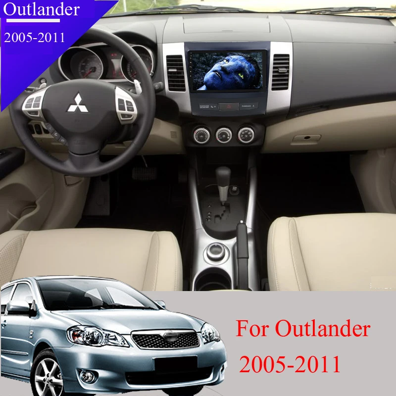 Android 8,1 Автомобильный gps dvd-плеер для Mitsubishi Outlander XL 2005-2011 с автомобильным радио мультимедиа видео и навигация секунды загрузки