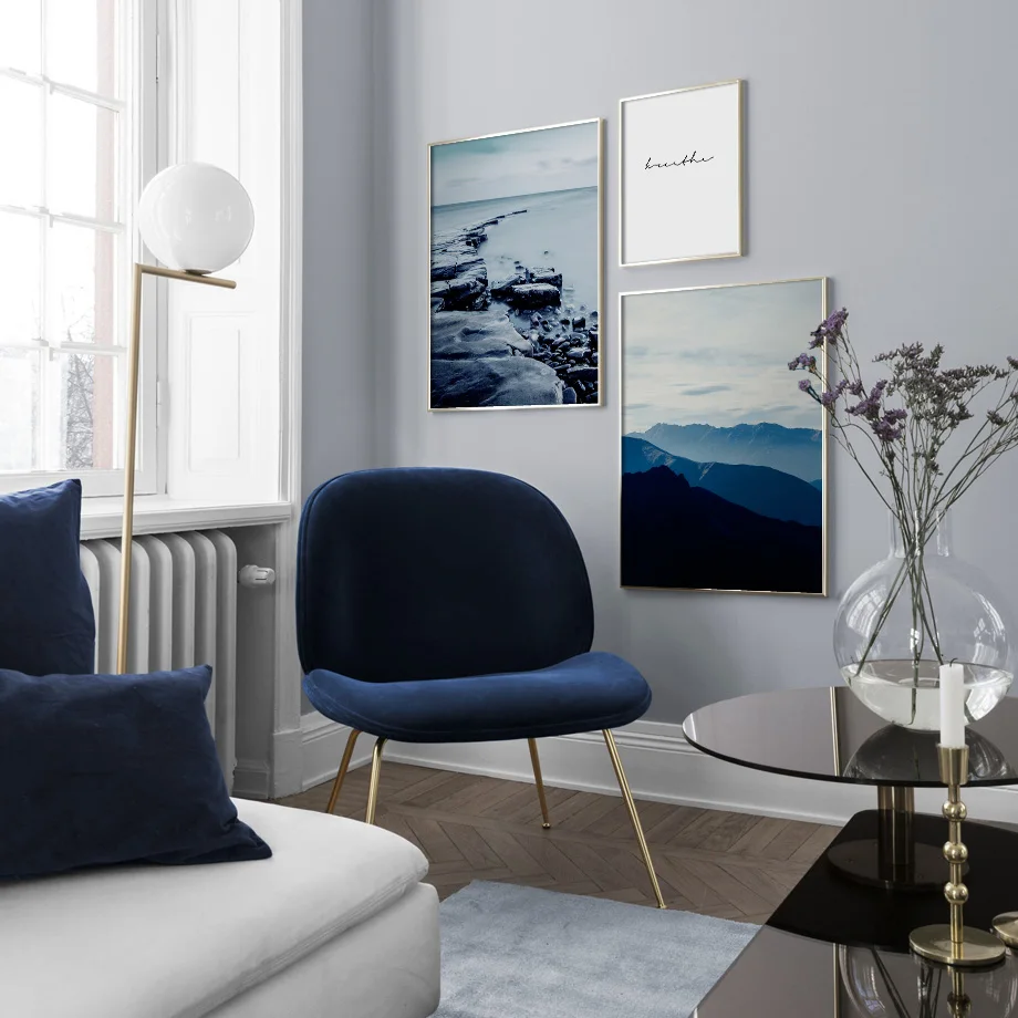 Dolphin-Sea-Beach-Mountain-Tree-Landscape-Wall-Art-Canvas-Painting-Nordic-Posters-And-Prints-Wall-Pictures (3)