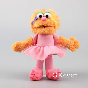 

Sesame Street Girl Puppet Zoe Plush Toy with Plastic Eye Zoe Stuffed Dolls 9" 23 cm