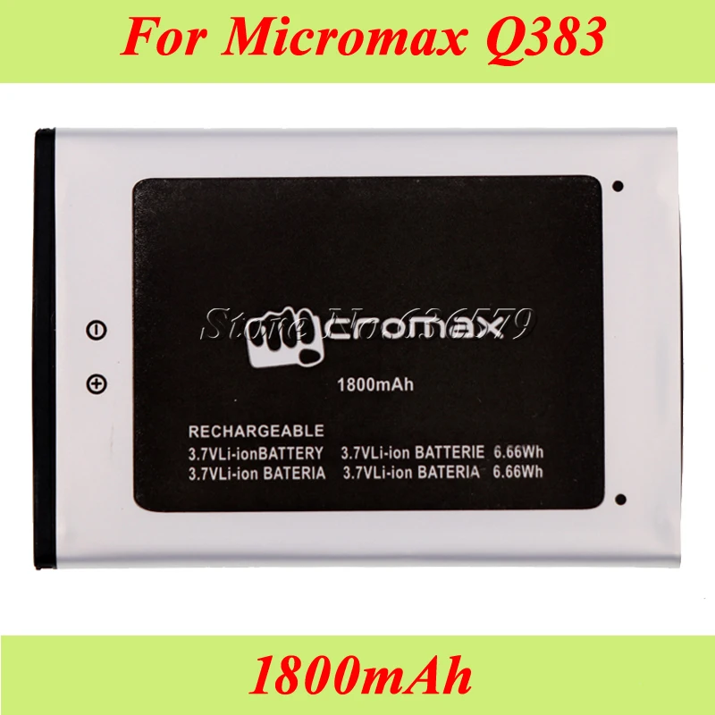 For Micromax Q383 Battery 1800mAh Accumulator | Мобильные телефоны и аксессуары