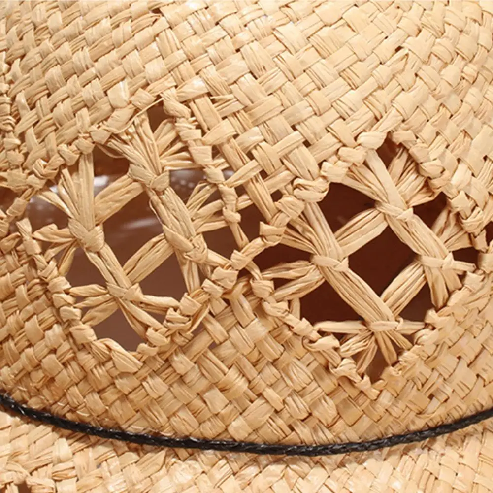Летняя Пляжная Шляпа солнцезащитная Кепка, соломенные из пальмового волокна, ручные тканые шапки, модные женские большие пики для путешествий на открытом воздухе, для отдыха, Солнцезащитная шляпа