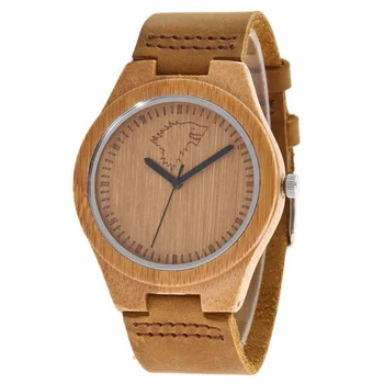 

Fashion Women Watches Waterproof Famous Top Brand Luxury Wood Watch Women Quartz Wristwatch Leather Band Minimalist Ladies Watch