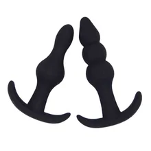 Silicone Prostate Massage Smooth Anal Plug Dildo Vibrator G Spot Butt Plug Anal Sex Toys Adult Masturbator Sex Product for Adult