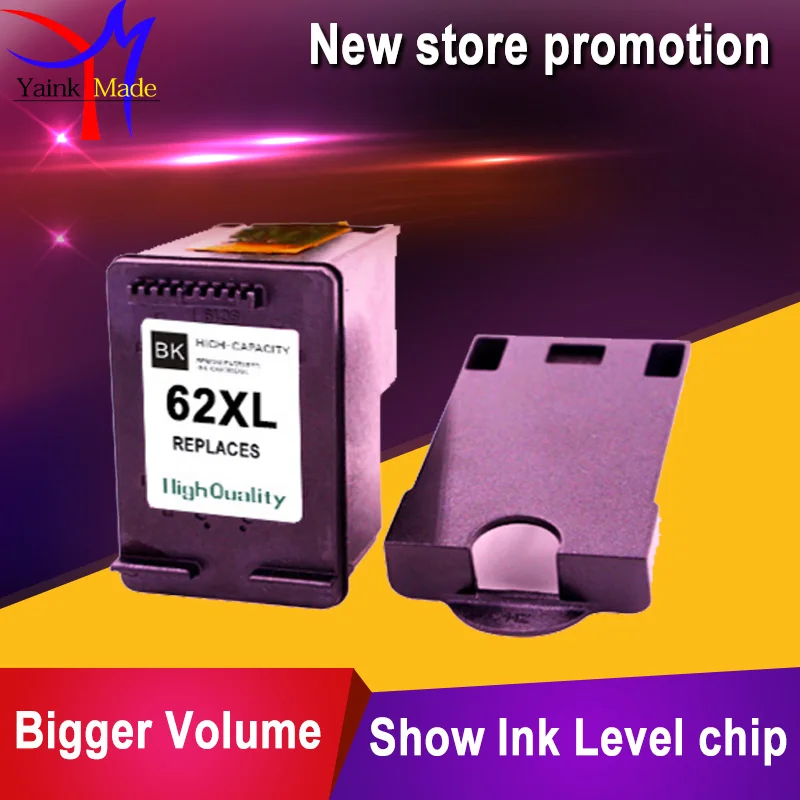 Картридж для принтера HP 62XL совместимый с ENVY 5640 5642 5643 5644 5646 5660 764|ink cartridge for hp|ink hphp envy