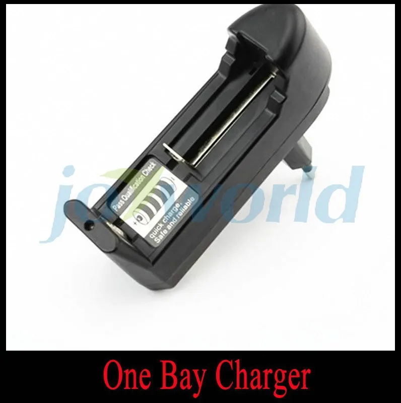 EUUS Plug One Bay Charger For Rechargeable Batteries 100-240V47-63HZ 3.7V 18650 14500 16430 Battery Free shIP (10)