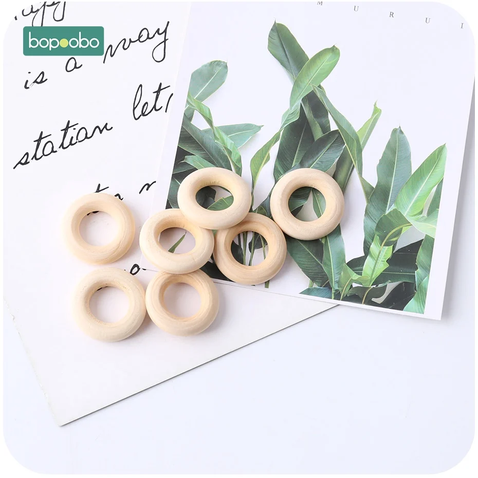 wooden rings teether