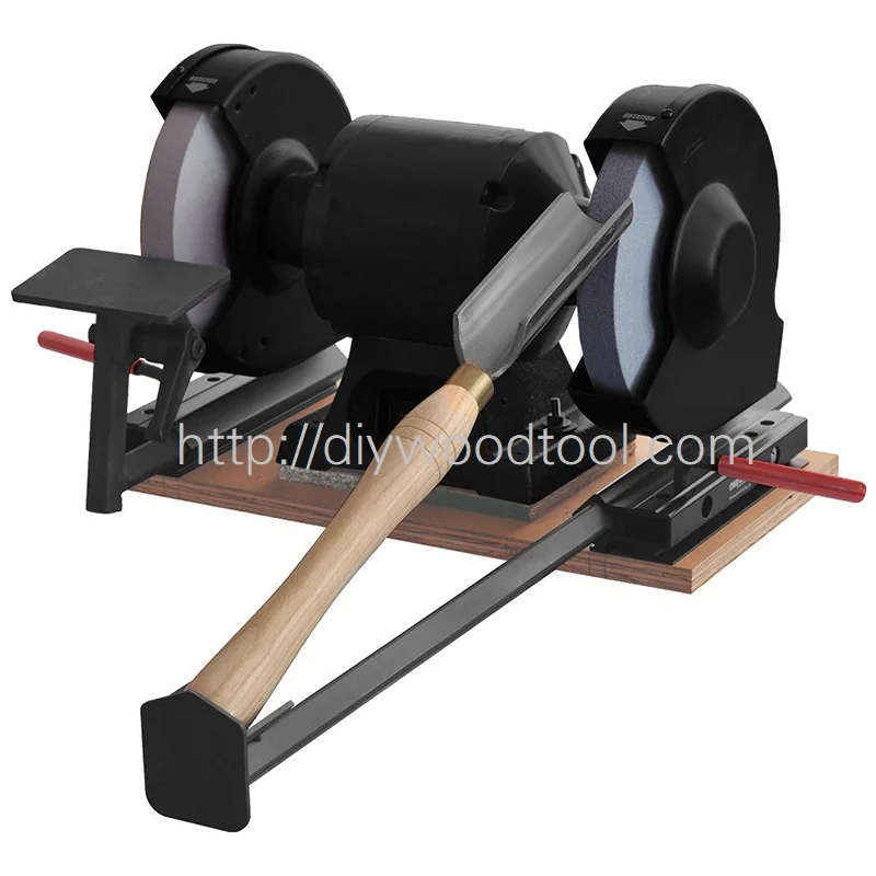 

Knife Sharpener Professional All Iron Steel Sharpening System Tools Woodworking 4-Piece Precision Lathe Chisel Sharpening System