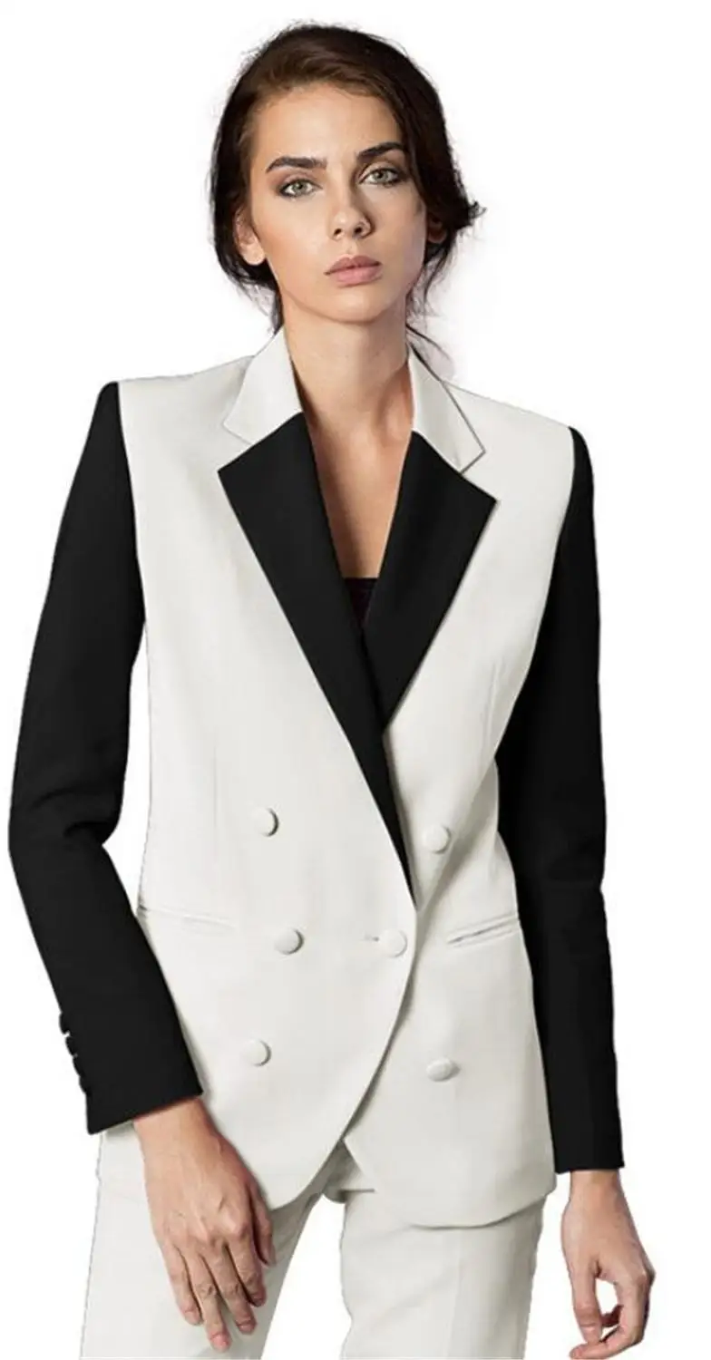 Пиджак+ брюки, женские деловые костюмы, Офисная форма, дизайн, фуксия, для женщин, элегантные, формальные, для девушек, брючный костюм, 2 шт, наборы на заказ - Цвет: 009