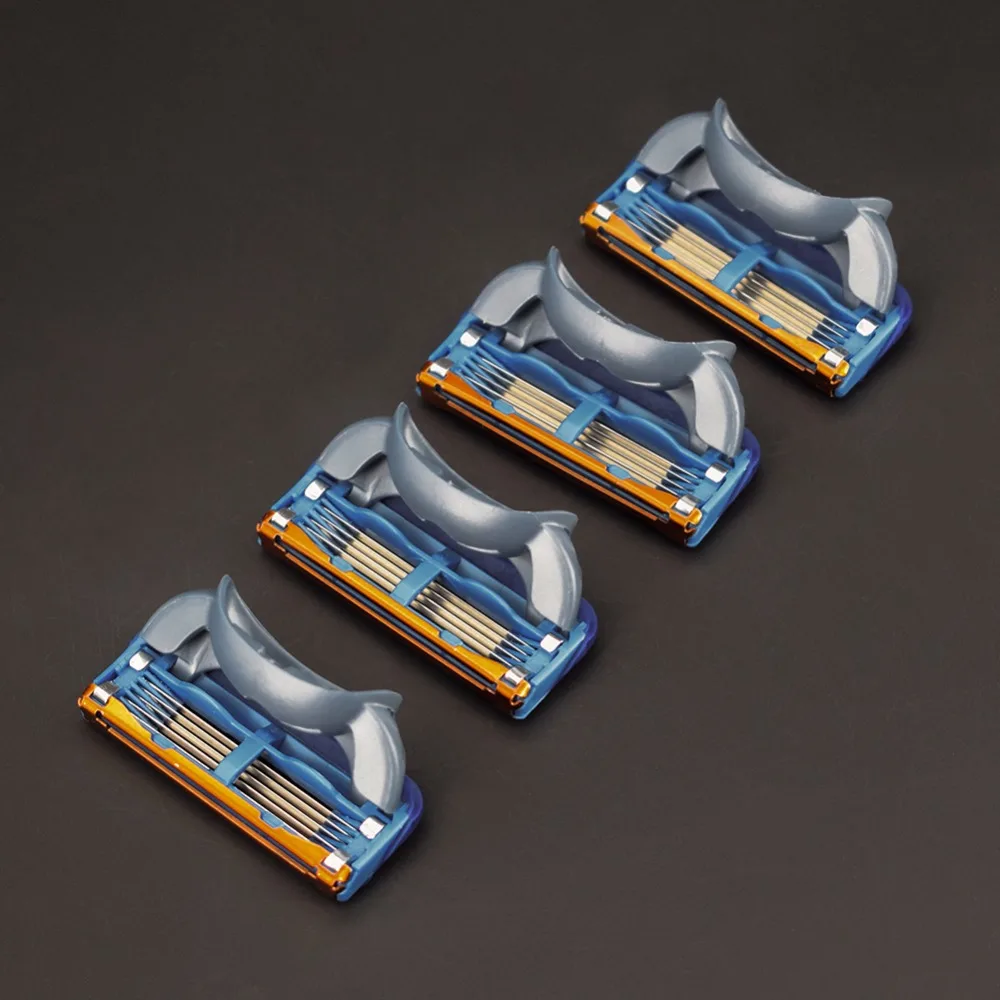 

4pcs/lot Razor Blades Cassette Shaving Blade for Men Face Compatible for Gillettee Proglide or Mache 3 Machine