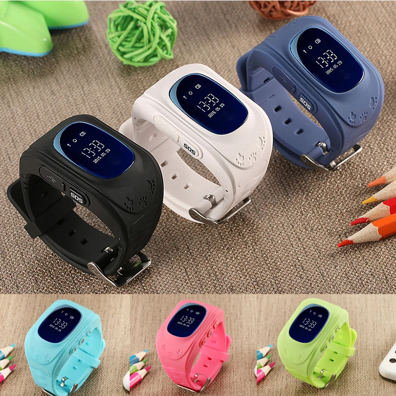 

SZMUGUA Kids Smart Watch Kids With GPS Tracker SOS Smart Monitor Positioning Phone Baby Band Compatible With IOS & Android