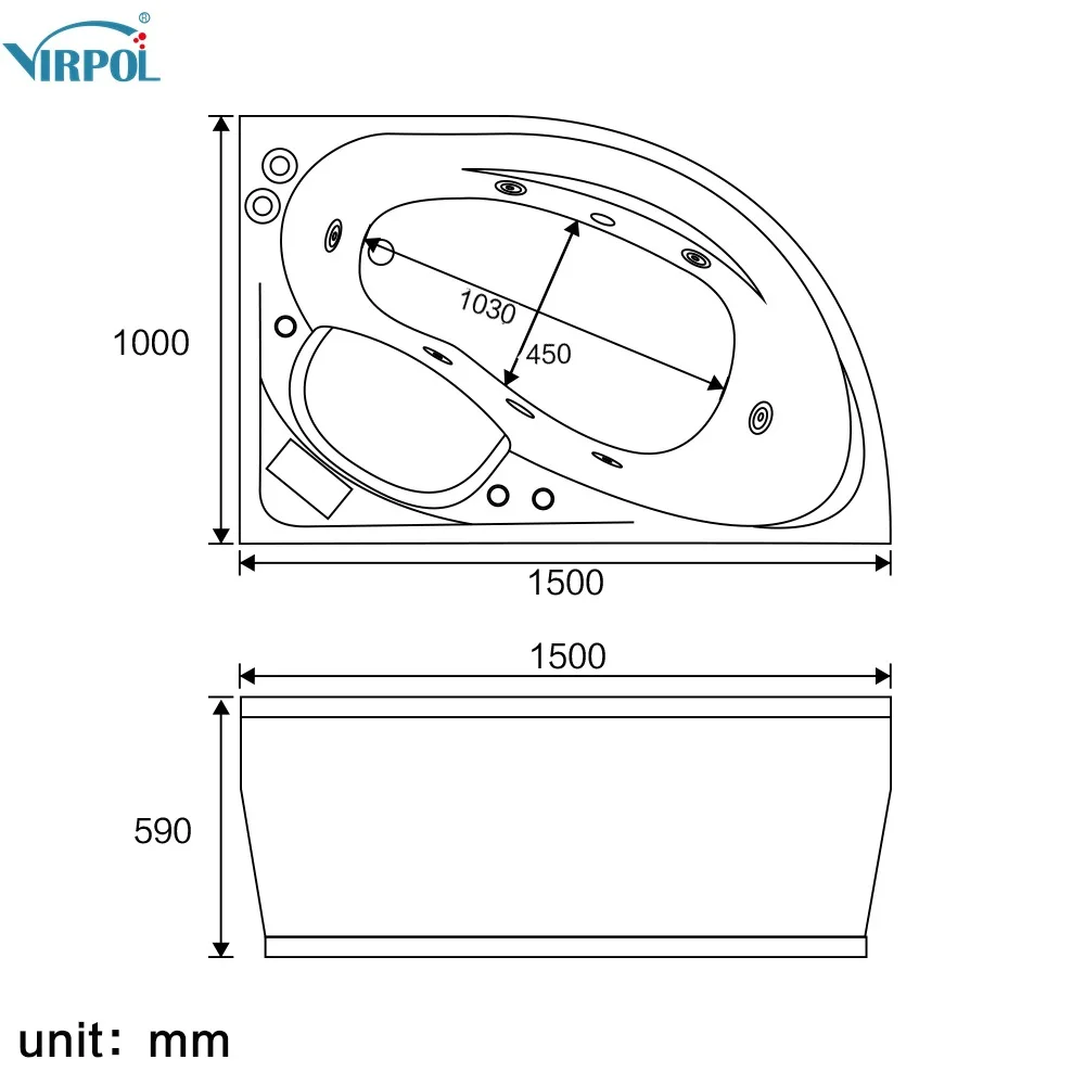 massage bathtub