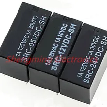 50 шт. 8 контактов SRC-05VDC-SH SRC-12VDC-SH SRC-24VDC-SH 5 В 12 В 24 В 1A 125VAC/30VDC реле
