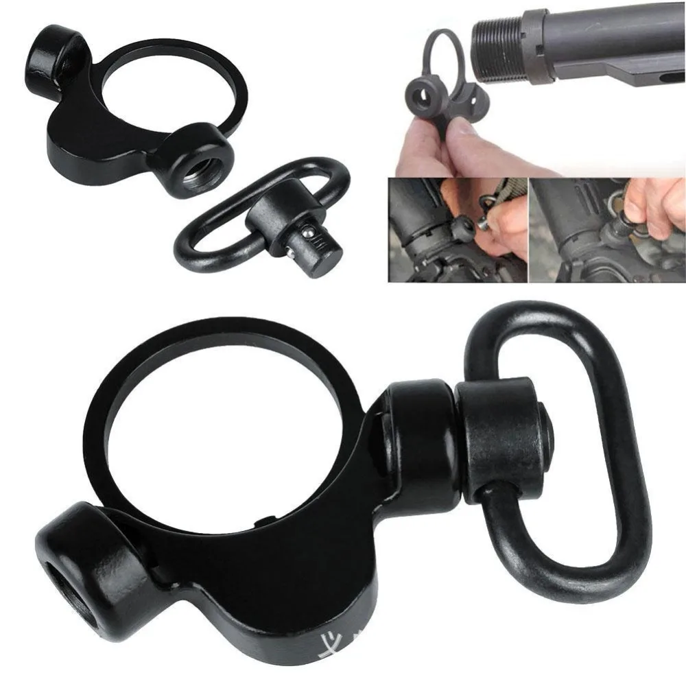 military airsoft AR 15 M4 gun accessories tactical sling adapter with Push Button QD Sling Swivel for hunting shooting (7)