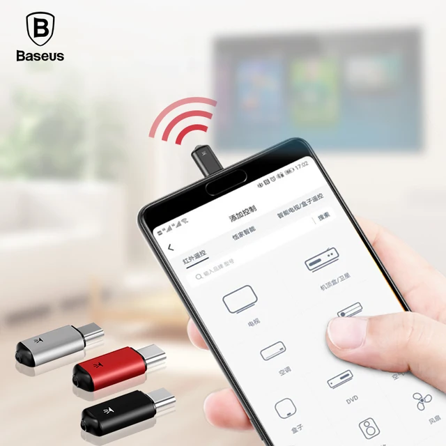 Special Offers Baseus Mini Keychain Remote Control For Samsung Huawei Type-C USB C Interface Smart IR Controller Adapter For TV aircondition Special Offers Baseus Mini Keychain Remote Control For Samsung Huawei Type-C USB C Interface Smart IR Controller Adapter For TV aircondition