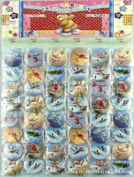 

48pcs/lot of air plane badge, party gift bag decoration brooch, party favor decoration brooch