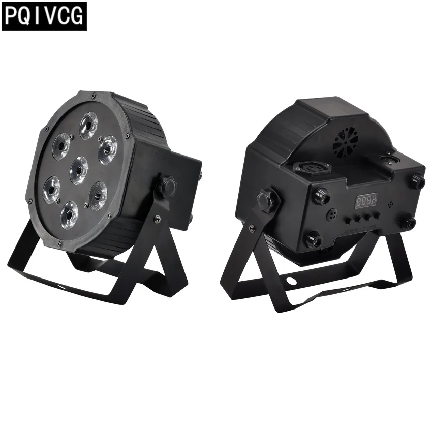 New! 7x12w Led Par Light RGBW 4in1 Fat dmx512 Disco Lights Professional Stage dj Equipment | Лампы и освещение