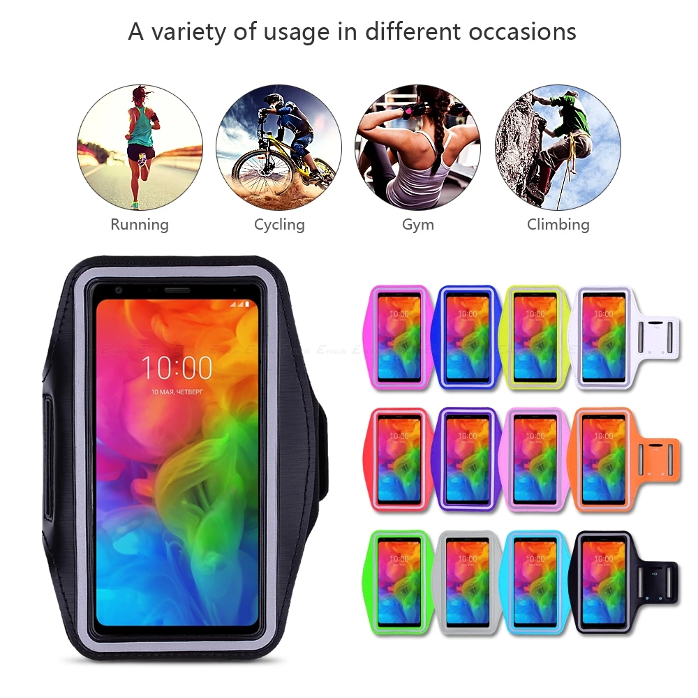 Водонепроницаемый Фитнес браслет для бега LG Q92 Q61 Q51 Q9 Q60 Q70 Q8 Q7 Q6 Q7a Q6a Alpha Prime Plus|Сумки