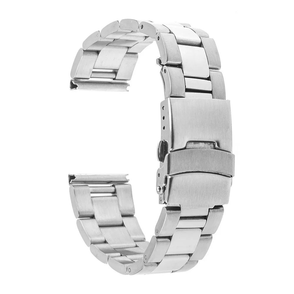 Ремешок для часов из нержавеющей стали браслет Pebble Time / Steel с безопасной пряжкой