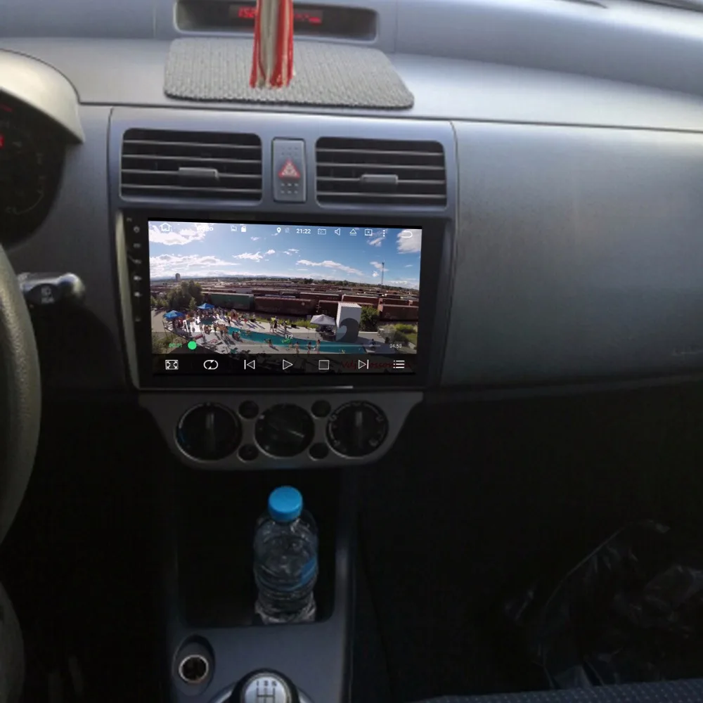 Excellent Car Multimedia System Android 9.0 Single Din Android Stereo for Suzuki Swift 2005 2006 2007 2008 2009 2010 build in GPS 1024*600 2