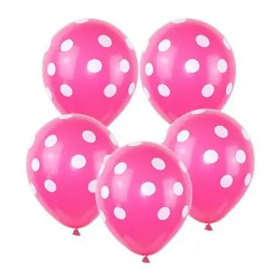 10pcs/Lot Novelty Polka Dot Ladybug Kids Favor Party Decor Latex Balloons 